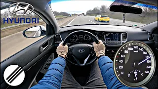 HYUNDAI TUCSON 1.6 GDI TOP SPEED DRIVE ON GERMAN AUTOBAHN 🏎