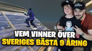 VEM VINNER ÖVER SVERIGES BÄSTA 9 ÅRING I FORTNITE