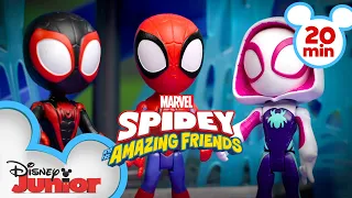 Spidey Play and Friends! | Compilation |  Marvel’s Spidey and his Amazing Friends | @disneyjunior