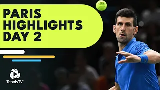 Djokovic Returns vs Cressy; Ruud, Rublev, Hurkacz in Action | Paris 2022 Day 2 Highlights