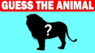 Guess The Animal by Shadow | Guess The Animal Quiz | 30 Animals