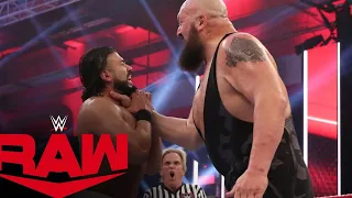 Big Show vs. Andrade & Angel Garza -- 1-on-2 Handicap: Raw, June 29, 2020