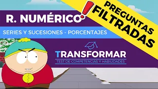 🚩 TRANSFORMAR 2021 🧐 PACK Ejercicios Filtrados ❗❗ Series y Sucesiones - Porcentajes