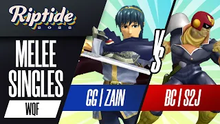 Zain vs S2J - Melee Singles Winners Quarters - Riptide 2022 | Marth vs Captain Falcon