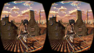 Attack on Titan - Oculus Rift 3D VR SBS