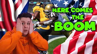 British Guy Reacts To Here Comes The Boom ( NFL Big Hits ) UK Reacts For The First Time !