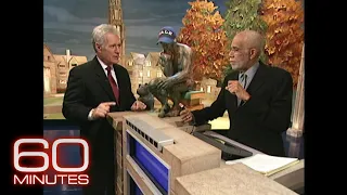 On the "Jeopardy!" set with Alex Trebek