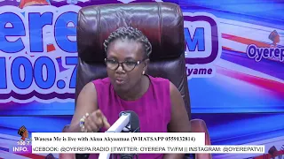 Wasesa Me is live with Akua Akyaamaa (WHATSAPP 0559132814) 13-04-2024