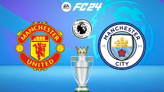 FC 24 | Manchester United vs Manchester City - Premier League 23/24 - PS5™ Full Match & Gameplay