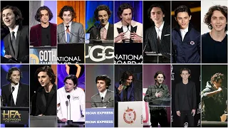 Timothée Chalamet Acceptance & Presentation Speeches compilation