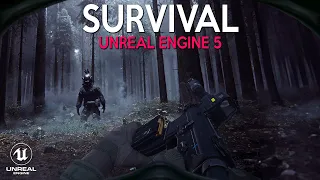 New SURVIVAL Games in UNREAL ENGINE 5 coming out in 2023 and 2024