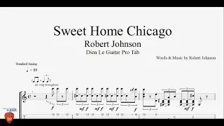 Robert Johnson - Sweet Home Chicago - Guitar Lesson Tabs