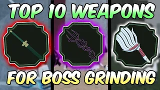 TOP 10 WEAPONS FOR PVE QUEST BOSSES  | Shinobi Life 2