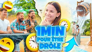 1 MIN POUR FAIRE RIRE ou tu TOMBES À L'EAU  - avec ​⁠@lacompagnieoff et @vince.inacheve