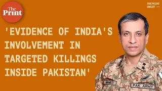 Irrefutable evidence of India's involvement in recent targeted killings in Pakistan:' Pak Army