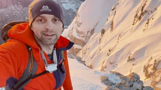 Watzmann Überschreitung im Winter allein