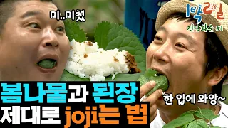 [밥친구 1박2일 시즌1] 144화. 방송용❌ '찐' 감격한 밥.도.둑 봄나물쌈ㅠㅠ🌿봄동비빔밥 먹방을 이을 핵맛조합 탄생! 초딩입맛 지원까지 허겁지겁ㅋㅋ| KBS 100613 방송