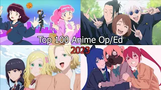 My Top 100 Anime Openings & Endings of 2023