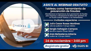 Episodio #009: Tableau como herramienta de prevención de fraudes con Grupo GIMSA