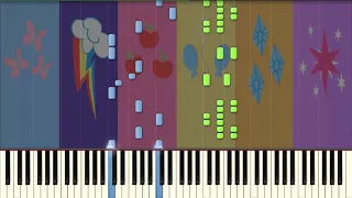 What my cutie mark is telling me - Piano tutorial (Synthesia)