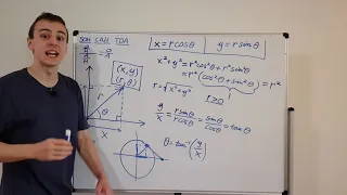 Converting between Cartesian and Polar Coordinates || 2D Coordinate Systems