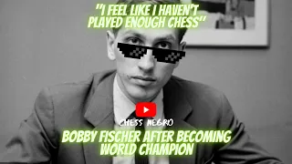 Bobby Fischer after becoming World chess champion 😂