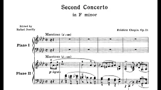 [Score] F. Chopin - Piano Concerto No.2 in F minor, Op.21 - 1.Maestoso