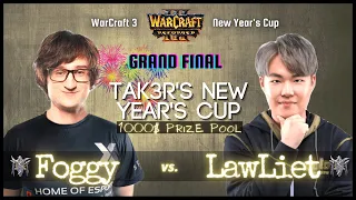 "Foggy vs LawLiet" - Nightelf vs Nightelf - Warcraft 3 Reforged - Final Tak3r's New Year's Cup 2022