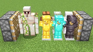 iron golem + all armor = ???