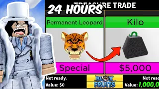 Perm Leopard to Rocket for 24 Hours in Blox Fruits!