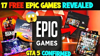 17 FREE EPIC GAMES REVEALED 😱 || GTA 5 FREE MILEGA 🤯 || JALDI DEKHO 🎄|| RED WAR