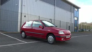 1997 Renault Clio with only 24,000 miles offered in our 12th March  Auction with a guide of £2-2,500