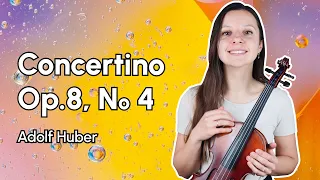 Concertino in G Major op.8 no 4 Adolf Huber Violin Tutorial