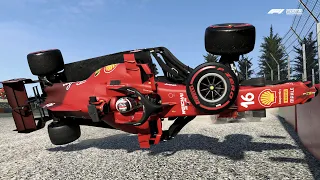 F1 2021 - Crash Compilation #2 (PS5 UHD) [4K60FPS]