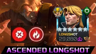 ASCENDED LONGSHOT IS AN ABSOLUTE BEAST: Godly Buff Control and More! | Mcoc