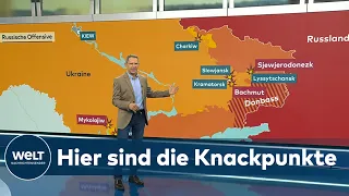 HEFTIGE KÄMPFE: "Ukrainische Verteidiger extrem unter Druck - Einkesselung droht" | WELT Hintergrund