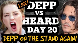 WATCH LIVE! Johnny Depp vs Amber Heard DAY 20! Depp takes the stand AGAIN!