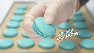 How to make Perfect French Macaron Shells (Hand Mixer) 완벽한 프렌치 마카롱 꼬끄 만드는 법ㅣSUGAR BEAN