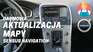 Jak za darmo zaktualizować mapy Volvo Sensus Navigation + programowanie celu podróży przez internet