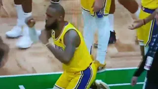 Lebron clearly fouled by tatum, refs are blind at this point