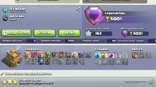Coc:Th7 legend !( no fake) record :5001!Presentation and information.