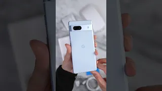 Unboxing Pixel 7a in the Blue Sea Color!