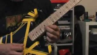 How to play Van Halen Runnin' with the Devil guitar solo