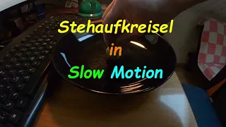 Stehaufkreisel in Slow Motion