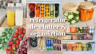 ORGANIZE WITH ME | REFRIGERATOR ORGANIZATION FREEZER | CLEAN WITH ME DECLUTTER | EXTREME MOTIVATION