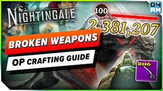 Nightingale BROKEN Endgame Weapon Guide & Unlimited Resources & Craft OP Gear!