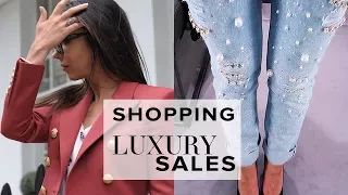 BUYING DESIGNER CLOTHES IN THE HARRODS SALE! | VLOG | Sophie Shohet