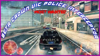 NFS Most Wanted 2012 Beta Build: Ford Crown Vic Police Interceptor Gameplay