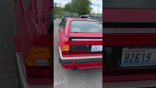 1986 Audi Coupe GT exhaust