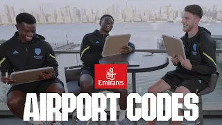 Nketiah, Rice & Saka | Emirates Airport Codes | Episode 2